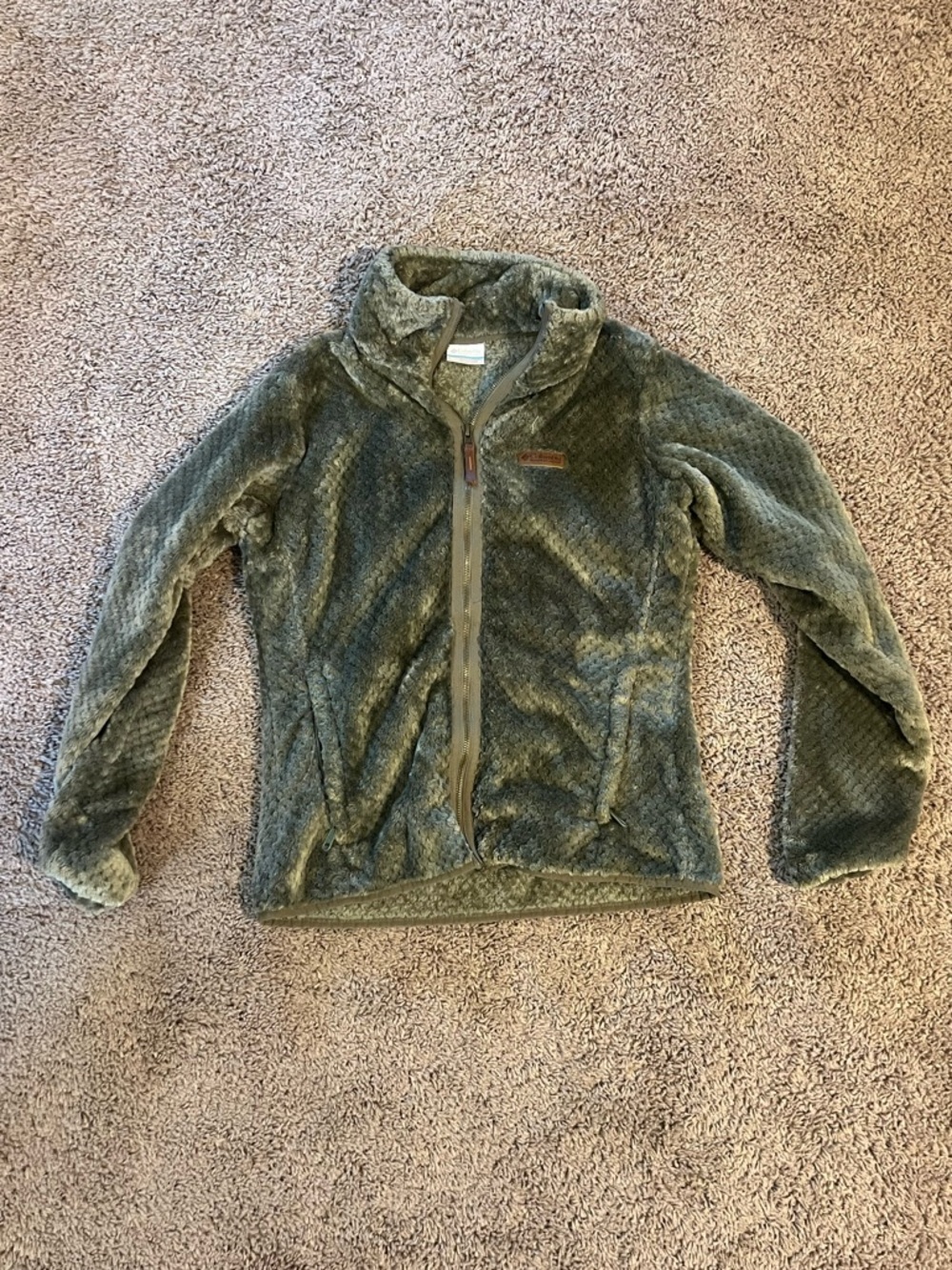 Columbia Olive Green Teddy Jacket